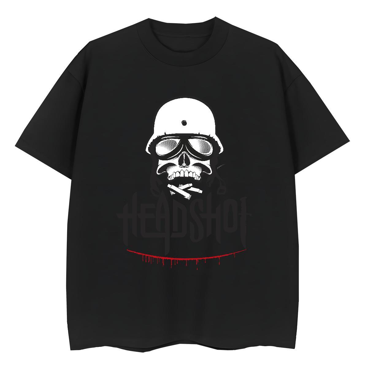 New Womens T Shirts 230g Cotton Breathable Sports Street Wear skull Women Tees 5A Custom Printing Polos