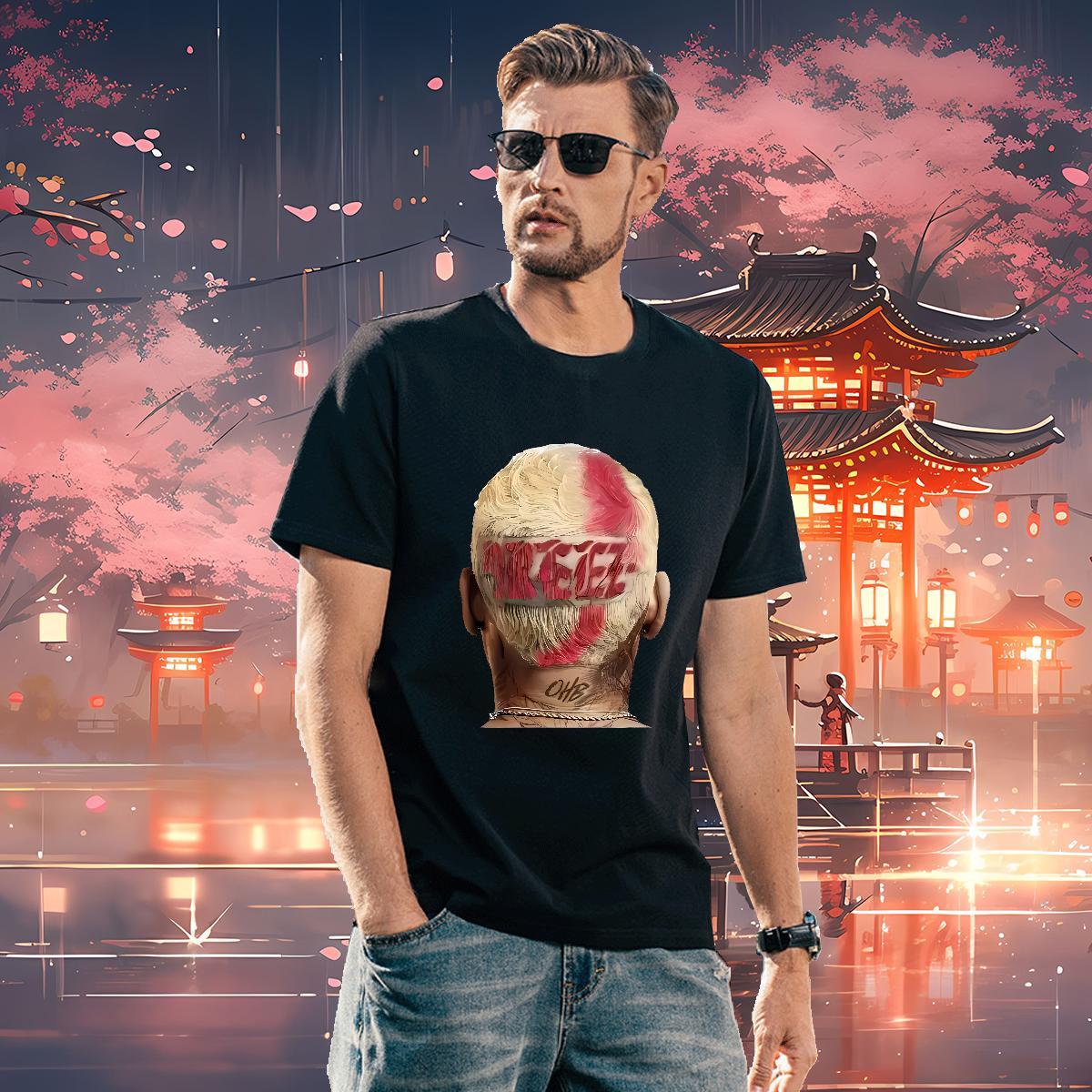 Free Shipping afterbrain T-Shirts for Men Hip Hop Men Tees 230g 100% Cotton 2024 Designer Breathable Custom Printed Polos