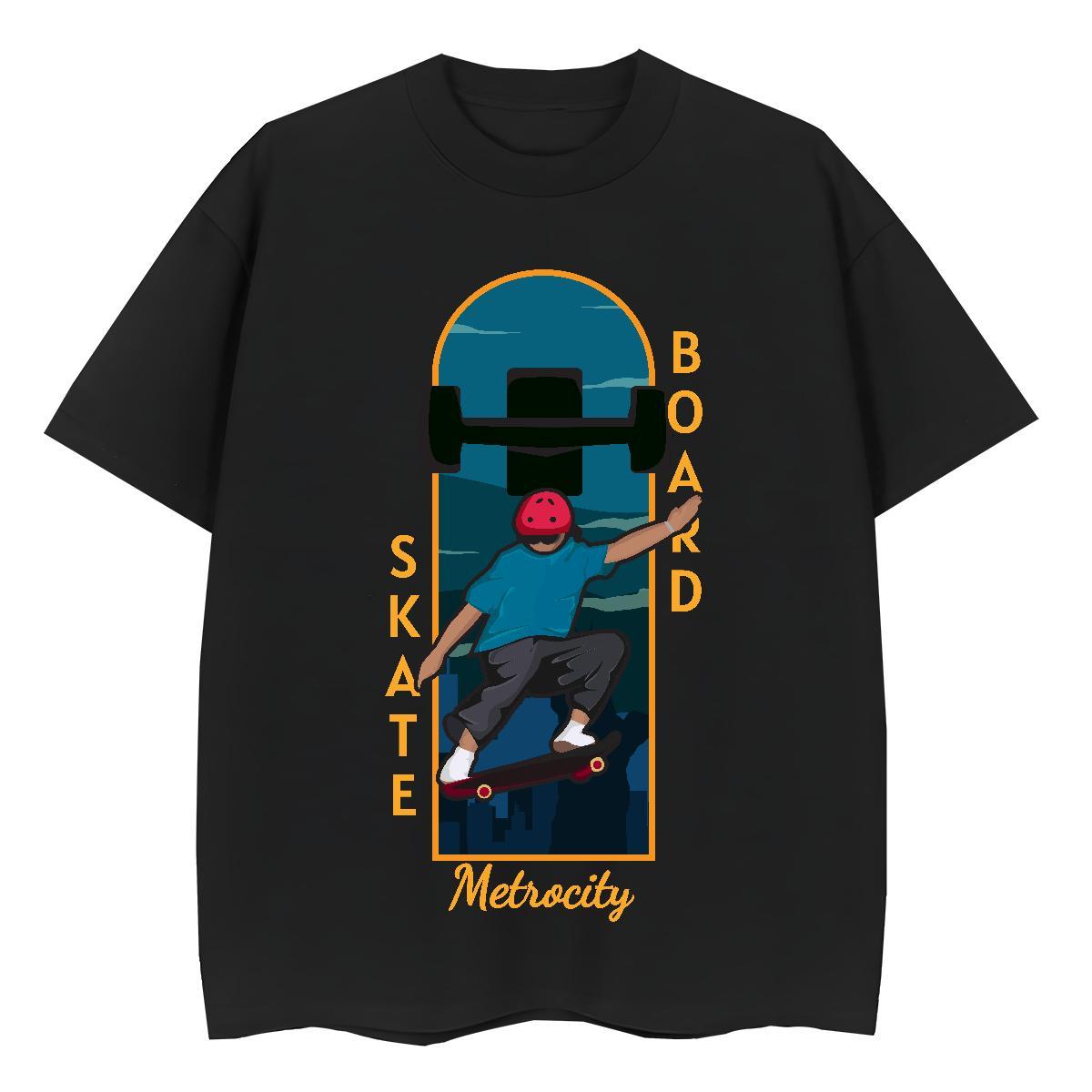 New T Shirts Women O-Neck Short Sleeve 230g Cotton Lady T shirt Anime painting Hip Hop Loose fit Tops Tees