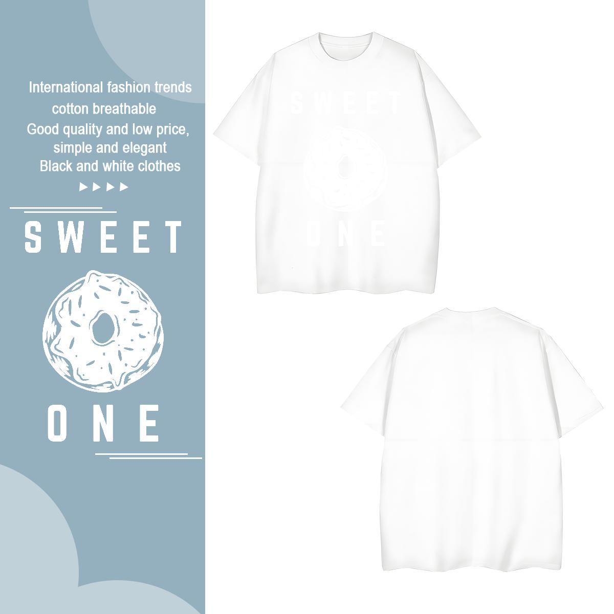 Free Shipping monogram Men T Shirts Spring Summer Couples T Shirts 230g Pure Cotton DIY Short Sleeve O-Neck Oversized 4XL Tees Shirts