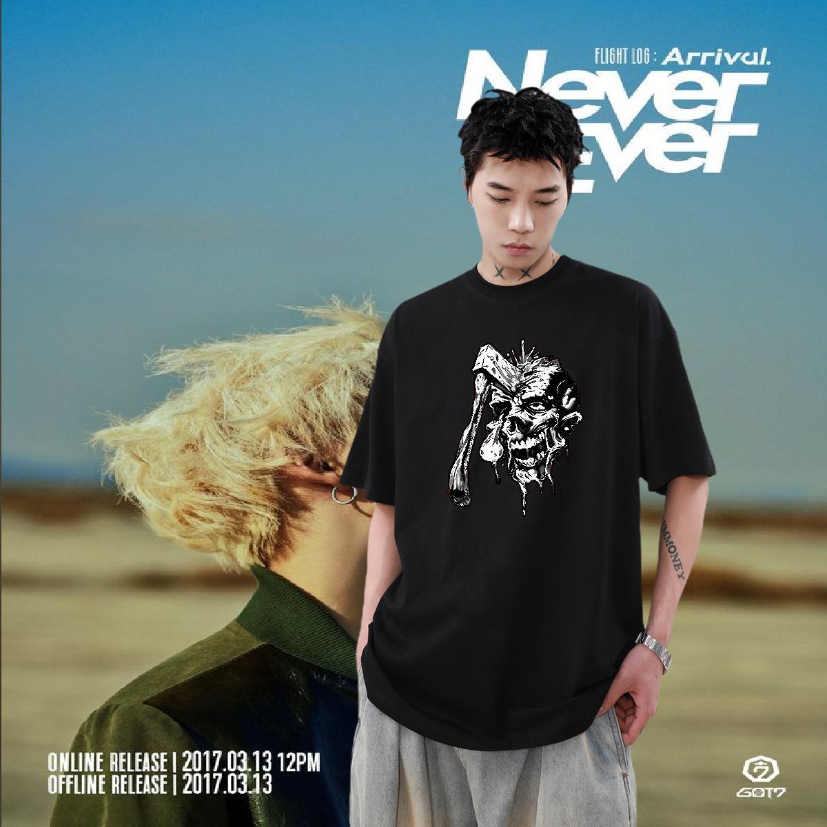 New Arrival Sport Men Clothes T-Shirt axe O Neck Short Sleeves 230g 100% Cotton Man T Shirts Loose Fit Custom Print Oversized Clothings