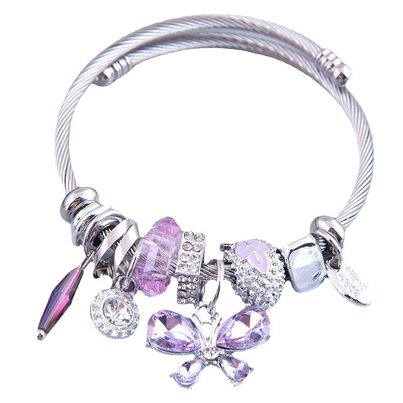 Butterfly metal women's bracelet, niche, fresh, beautiful, light luxury bracelet