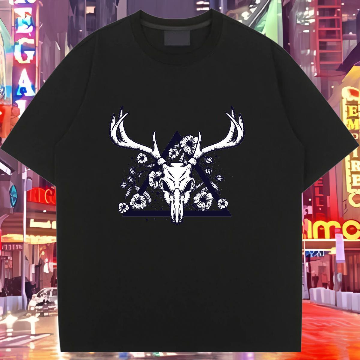 2024 Casual T-Shirts for Women Crew Neck Breathable 230g Pure Cotton Lady T shirt Custom Cartoon cow Sports Street Wear Designer Nice Tops Shirt