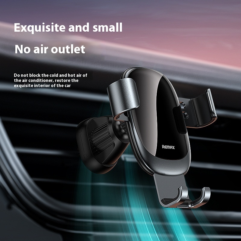 aluminum new alloy mobile phone car air outlet rotatable bracket, automotive supplies navigation bracket