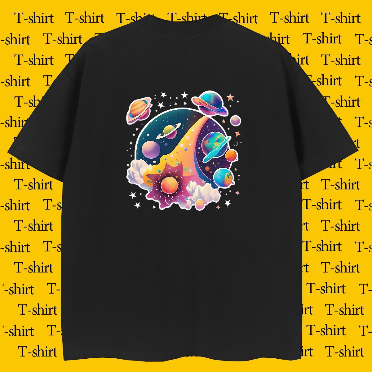 Comfortable Mens Tshirts Street Wear 100% Cotton 230g Custom Anime Crew Neck star T Shirts Men Fashion Tees Shirts