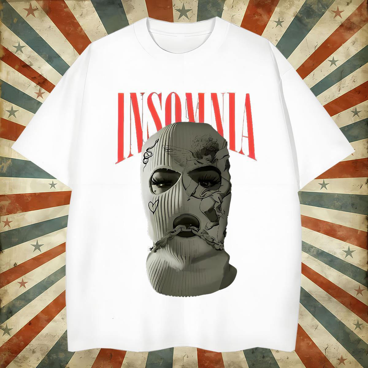 TOP Quality Masked man T Shirt For Man Sports Casual Men Tshirts 230g Cotton New Pure Cotton Custom Print Plus Size Tees Shirts