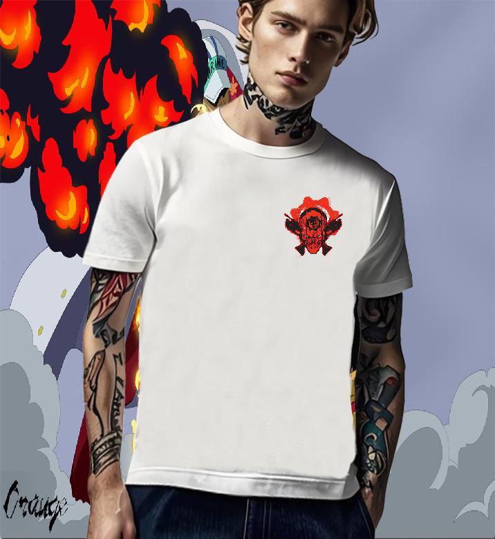 Free Shipping Casual Beach Tshirt for Man Woman gun Short Sleeve O-Neck 230g Cotton T-Shirts for Men Comfortable DIY Tops Tees