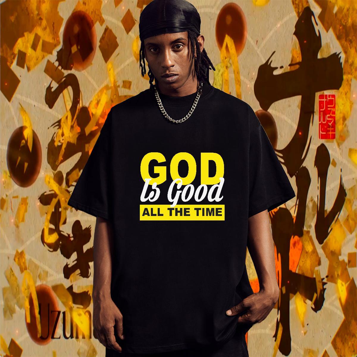Brand Tshirts Home Outdoor 100% Cotton 230g Asian Size Breathable Soft god T-Shirts Free Shipping Tees
