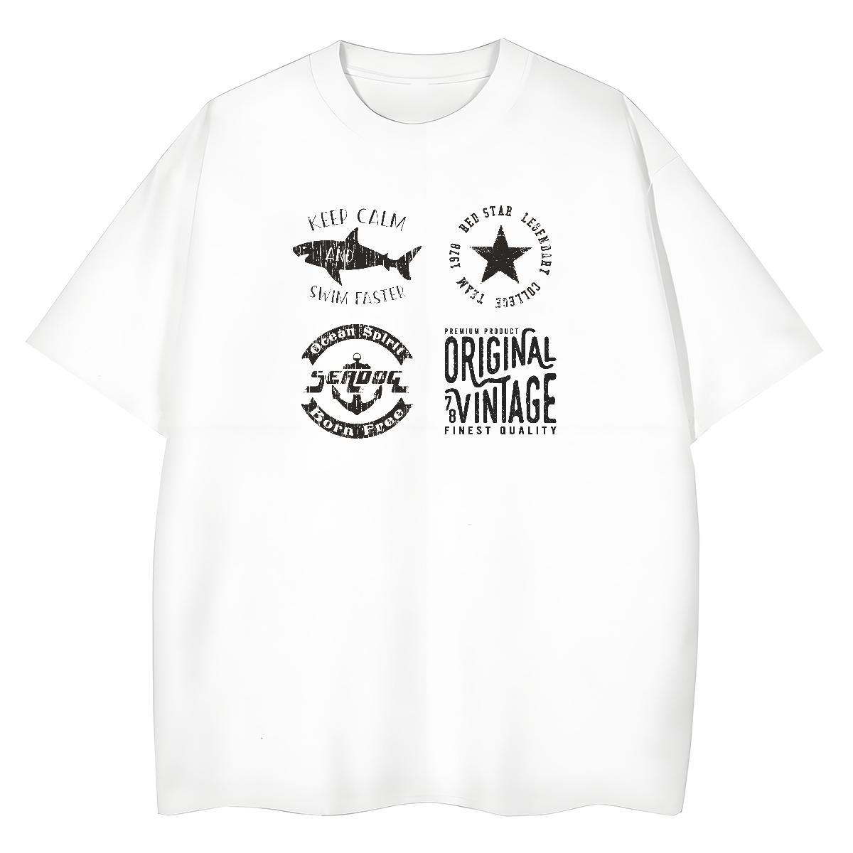 Designer Women Tees 230g Cotton letter High Street Hip Hop Womens T Shirts Short Sleeve O-Neck DIY Anime Printed Polos