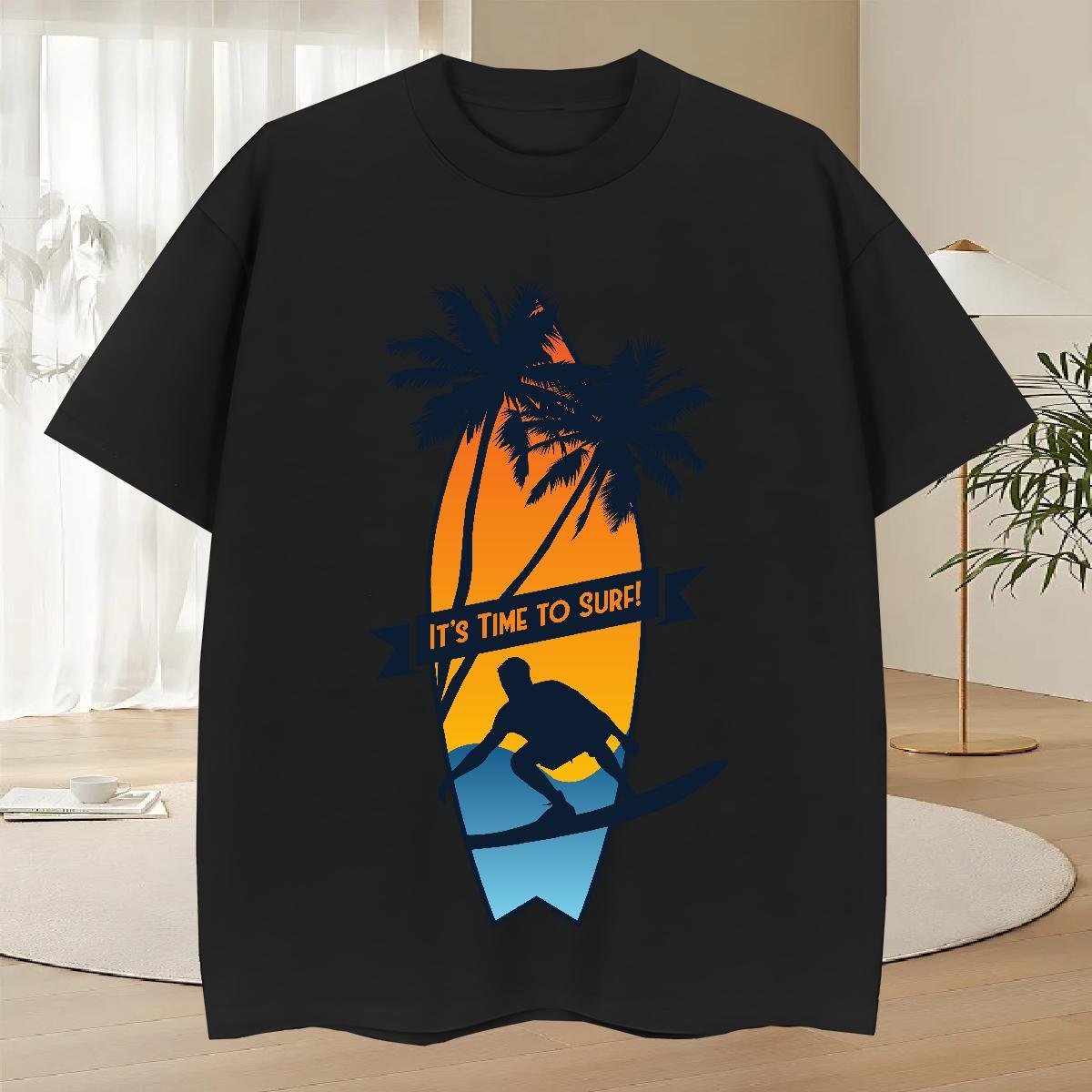 Cool Design Couples T Shirts Street wear Hip Hop 230g 100% Cotton Skull Crew Neck wave T-Shirts 2024 New Tshirts