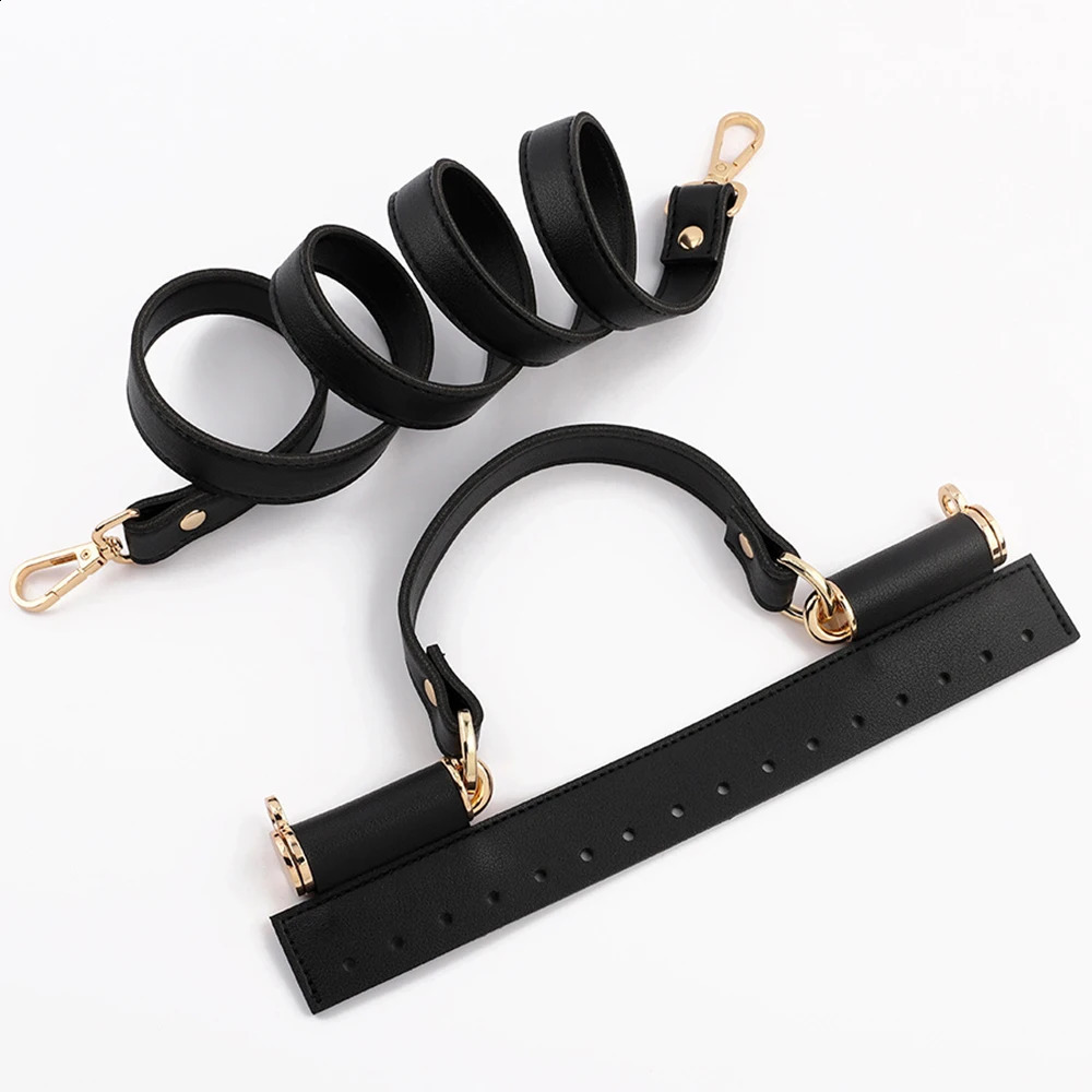 1 set of leather crochet bag handles perforated knitted bag accessories DIY shoulder handbag knitted bag 240821