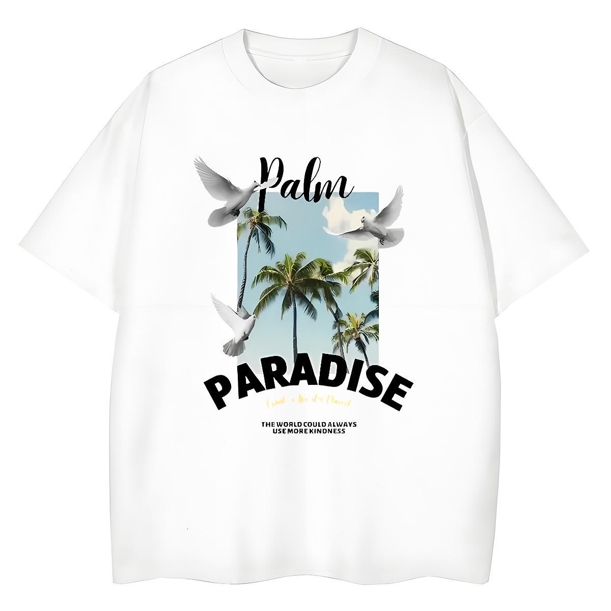 DIY T Shirts Women Breathable Crew Neck 100% Cotton 230g Women Tshirts Custom Print Plus Size tree Sports Street Wear Soft Tees