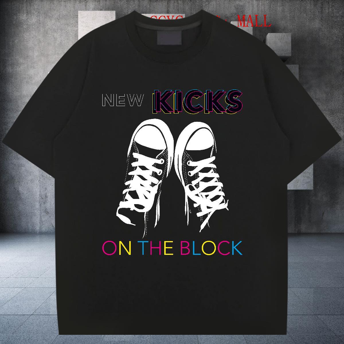 Unisex Men Clothes T-Shirt Hip Hop 230g 100% Cotton Customized Print O Neck Short Sleeves letter T Shirts Men 2024 New Top Tees