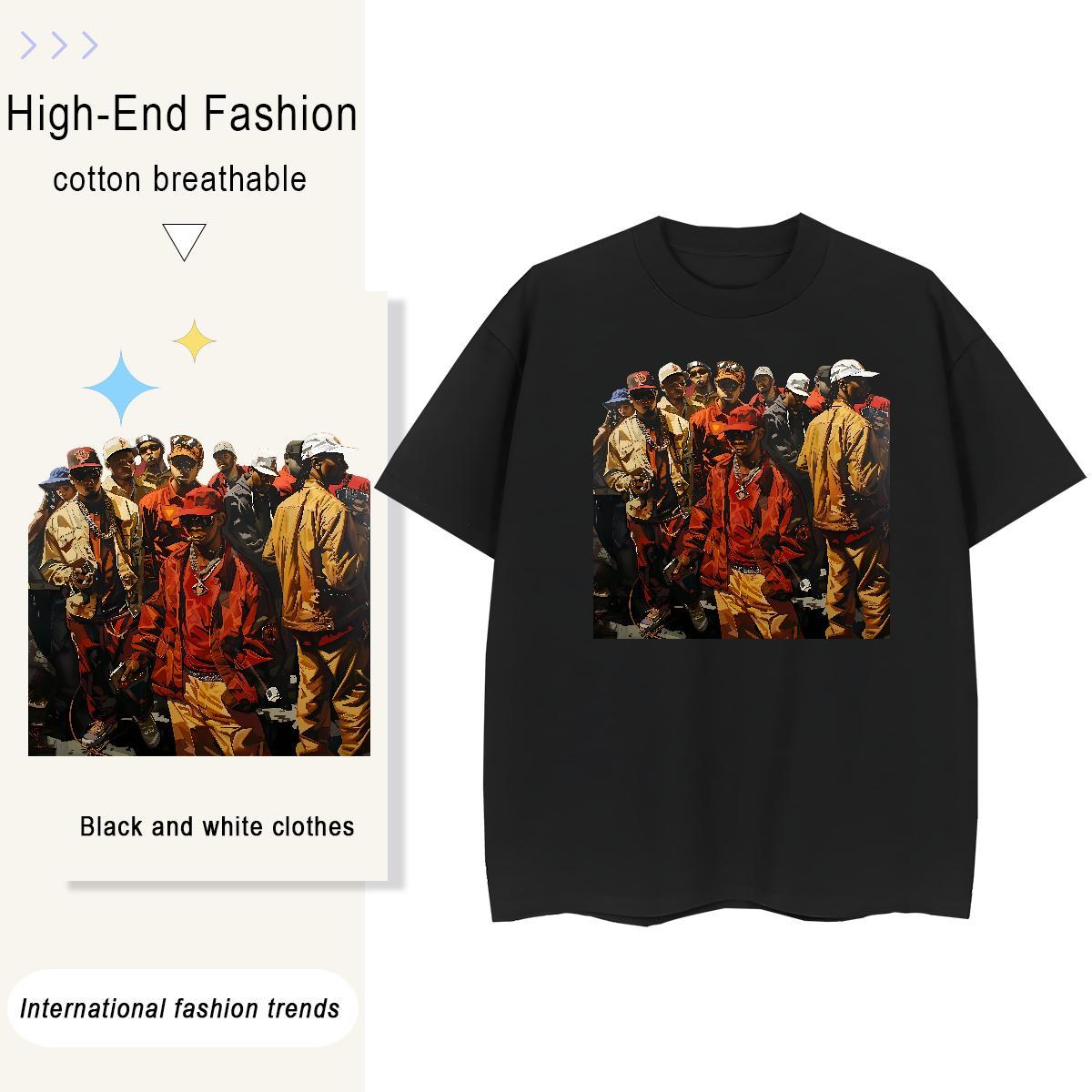 DIY T Shirt For Woman 100% Cotton 230g O-Neck Short Sleeve Beach person Couples T Shirts Popular Graphic Clothes