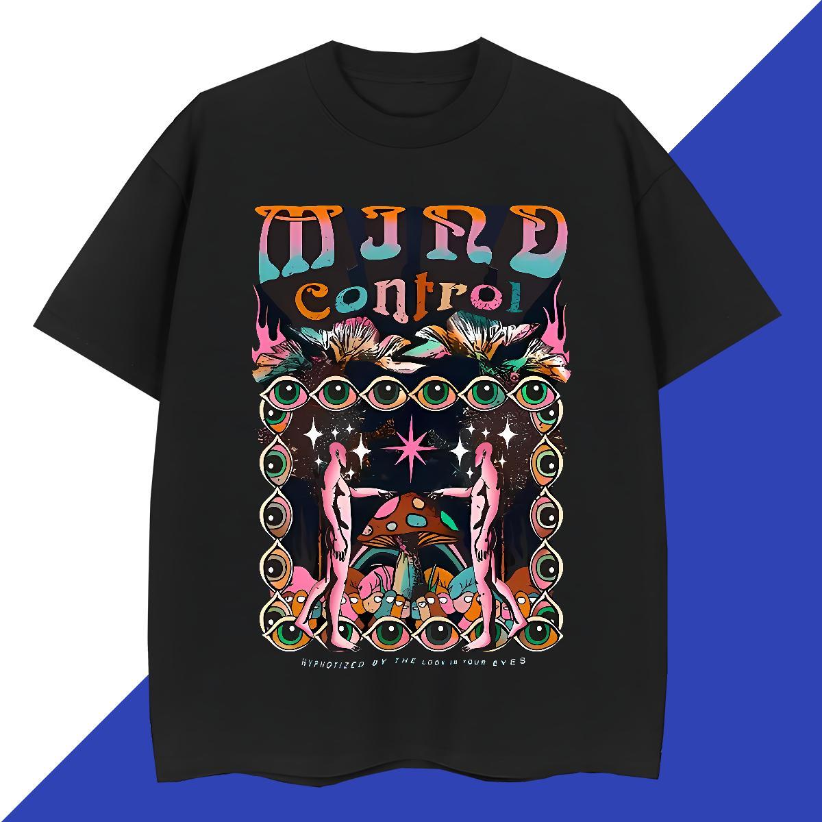 Brand Beach Tshirt for Man Woman eyes Round Neck Short Sleeve 100% Cotton 230g Mens T Shirts Designer Cartoon Print Tees Shirts