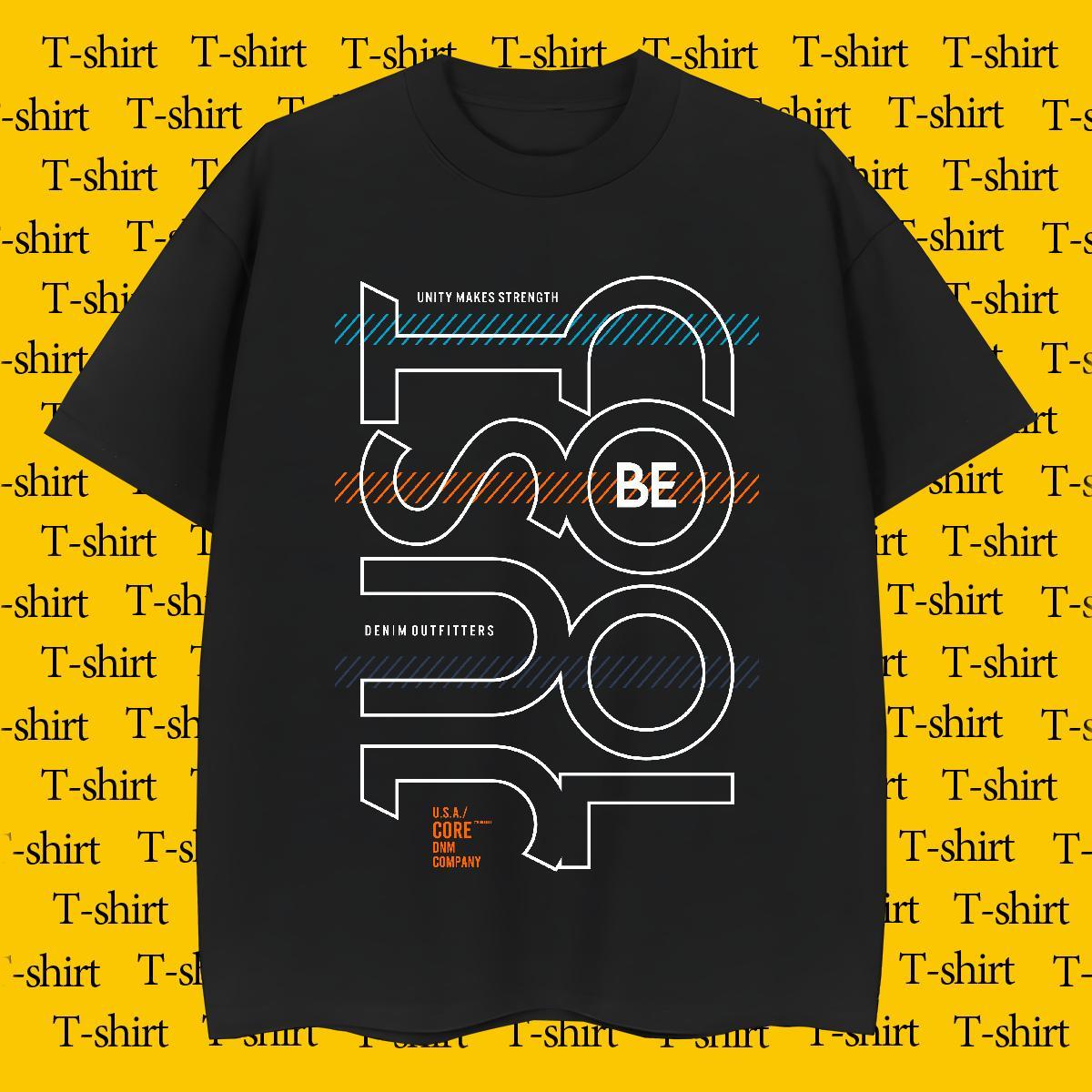 Brand Tshirt for Man Woman Spring Summer 100% Cotton 230g Custom Cartoon Breathable number T shirt 2024 New Tees