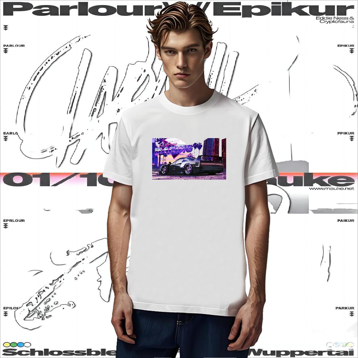 TOP Quality car Men T Shirts Home Outdoor Mens Tshirts 230g Pure Cotton Fashion Short Sleeve O-Neck DIY Printed Tops Shirt