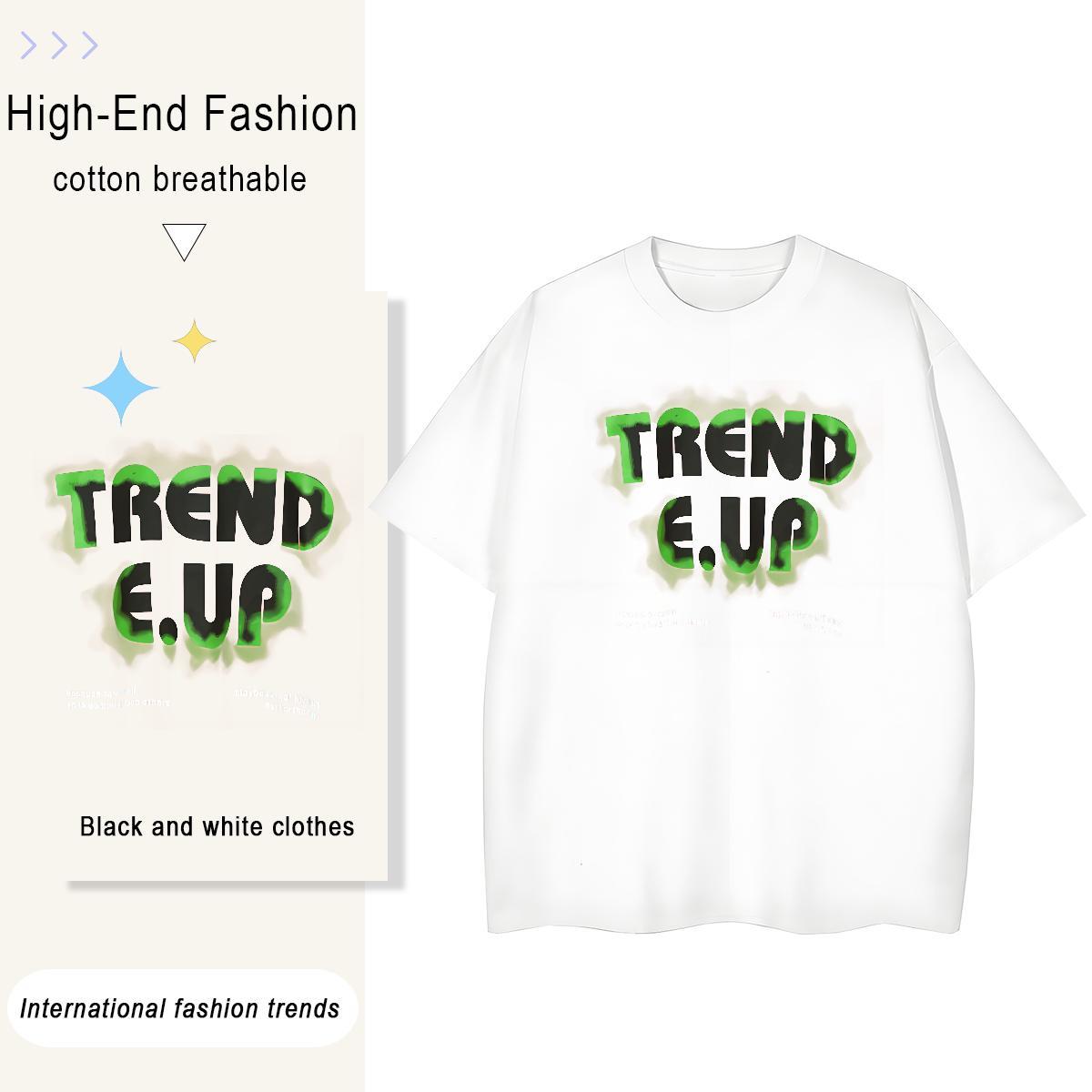 Wholesale Womens Tshirts 230g Pure Cotton letter Casual Sport Woman T Shirts Breathable Soft Custom Cartoon Tops Tees
