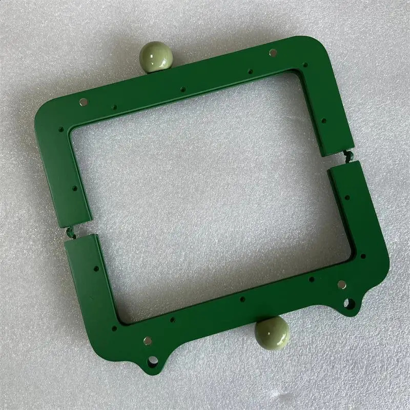 22.5cm fashionable wooden wallet frame DIY wooden handbag frame with screws Obag accessories bag hanger handmade womens clutch green 240821