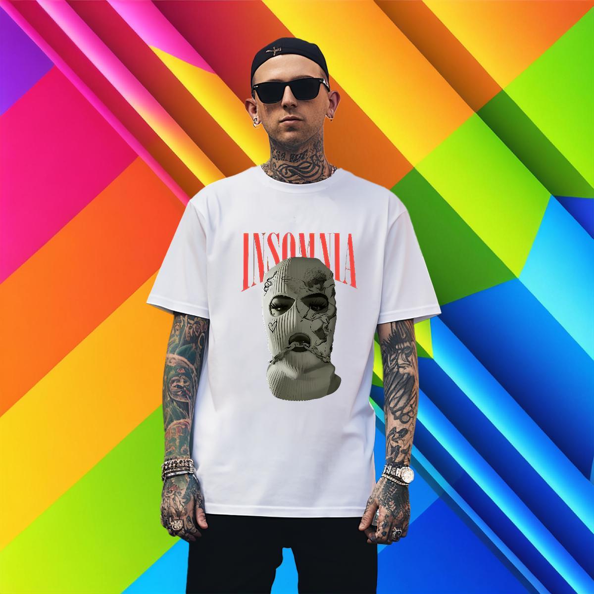 Cool Design Masked man Men T Shirts Beach Tshirt for Man Woman 100% Cotton 230g Designer Short Sleeve Soft Plus Size Cartoon Tops Tees