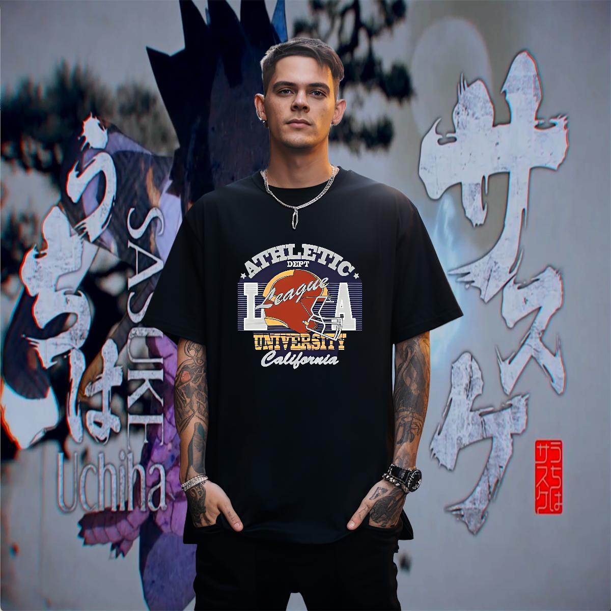 Loose Fit Men Tops Tees Daily Wear 230g Pure Cotton Custom Print Plus Size Breathable Soft letter T Shirt For Man Casual New Clothings