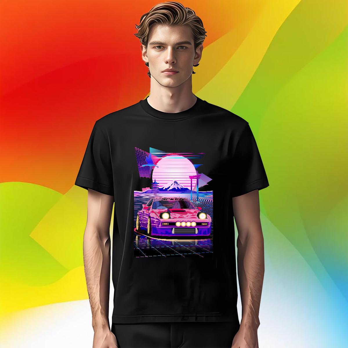 High Quality beach Mens T Shirts Street Wear Mens Tshirts 230g 100% Cotton 2024 New Breathable Soft Black White Tee Shirt