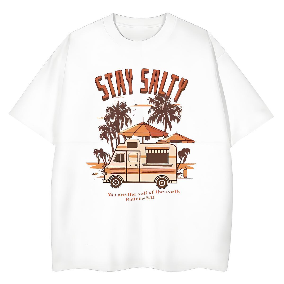 High quality Lady T shirt 230g 100% Cotton RV Street Casual T Shirt For Woman Crew Neck DIY Anime Printed Tshirts