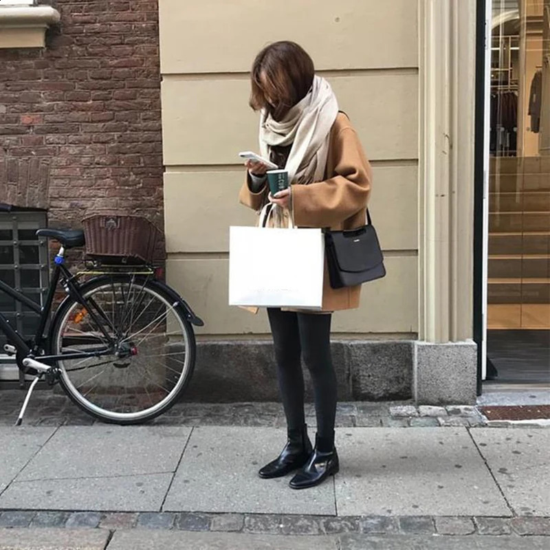 Xpqbb Autumn Winter Woolen Coat Women Korean Street Single Breasted Outerwear Female Fashion Turndown Collar Long Overcoat 240822