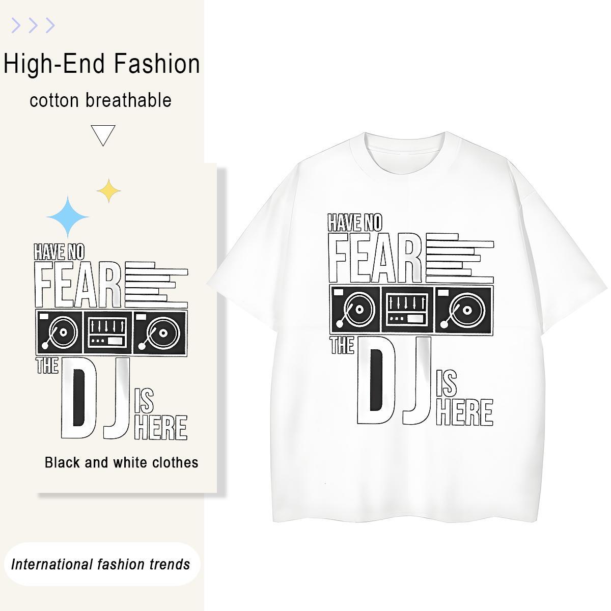 Female Tshirt for Man Woman 230g 100% Cotton letter Street Women T Shirts Crew Neck Breathable Plus Size Custom Tees