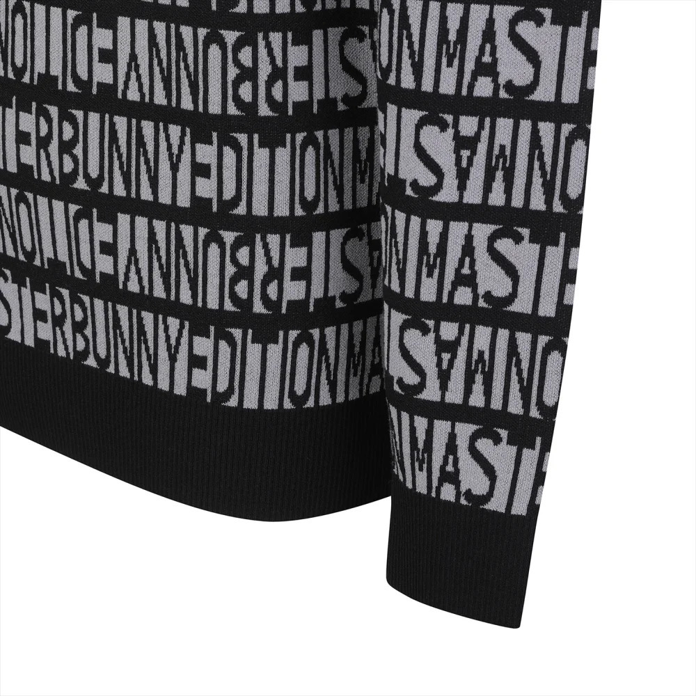 Mens Trendy Golf Clothes with Letters Knitted Sweater High Elasticity and Comfort Versatile for Daily Use Sports 240821