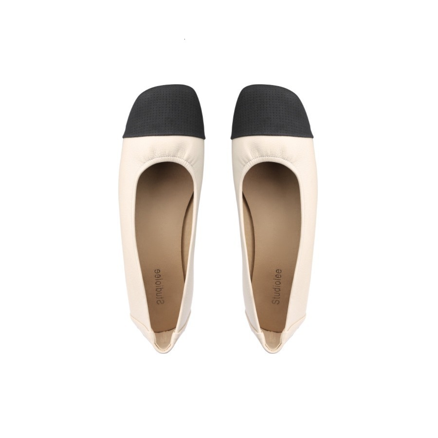 Sheepskin Edition Grape Mom Same Soft Soled Grandma Small Fragrant Style Color Blocked Light Mouth Versatile Flat Single Shoes For Women OUTDOOR