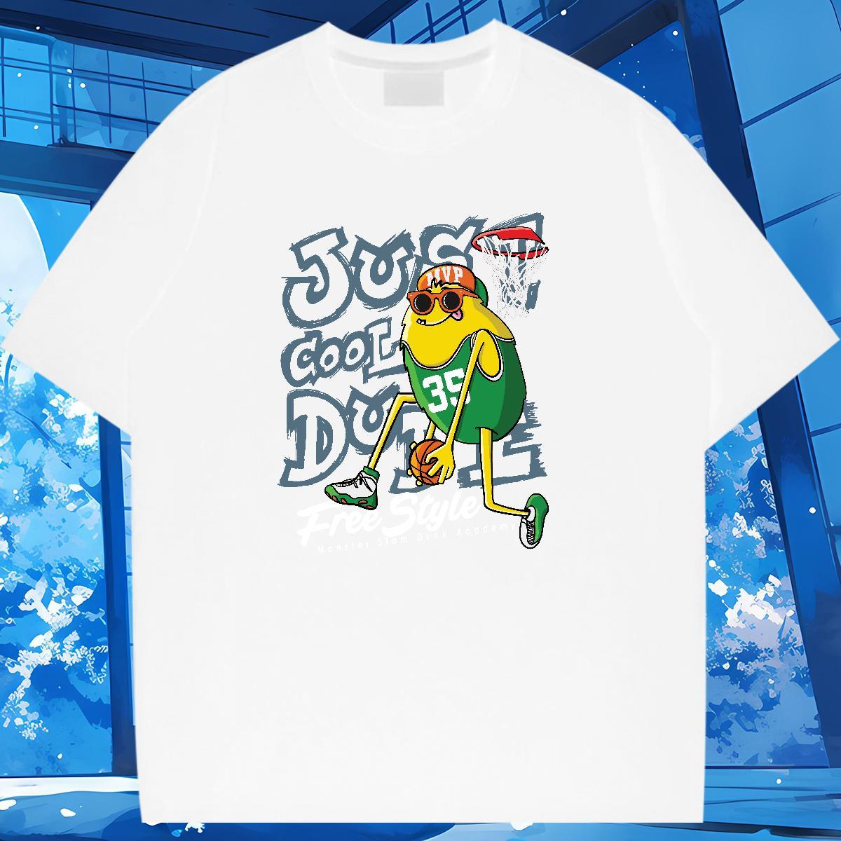 High quality Women Tees 230g Cotton role Hip Hop T-Shirts Breathable Short Sleeve Skull Polos