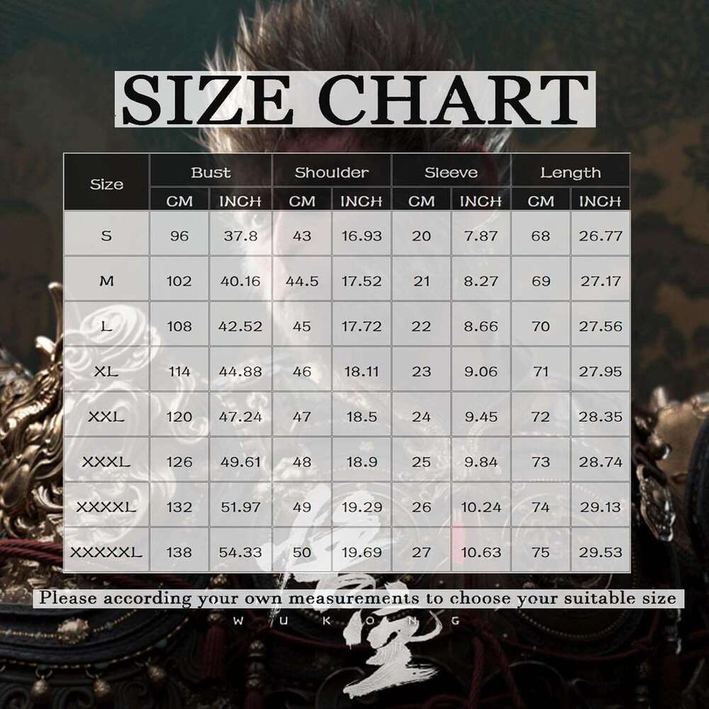 2025S Fashion Designer Mens T Shirt Black Myth Wukong T Shirt Round Neck Sleeve Design Shirts Tshirt Graphic Tee Casual Tops Summer Clothes Short Slee