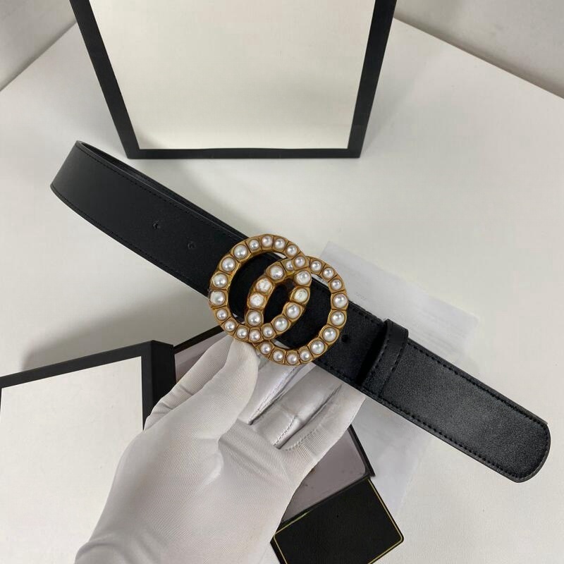 Designer belt designer belt women Belt for Men Luxury Black Leather Business Womens Classic Big Gold Buckle Cowhide Width 2.0cm3.0cm 3.4cm3.8cm mens belt With Box