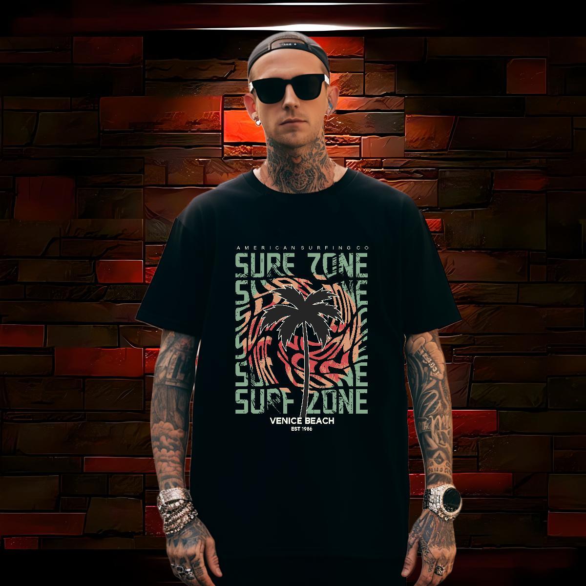 Comfortable tree T Shirts Men Home Outdoor Men Tshirts 100% Cotton 230g Fashion Designer Pure Cotton Asian Size Tops