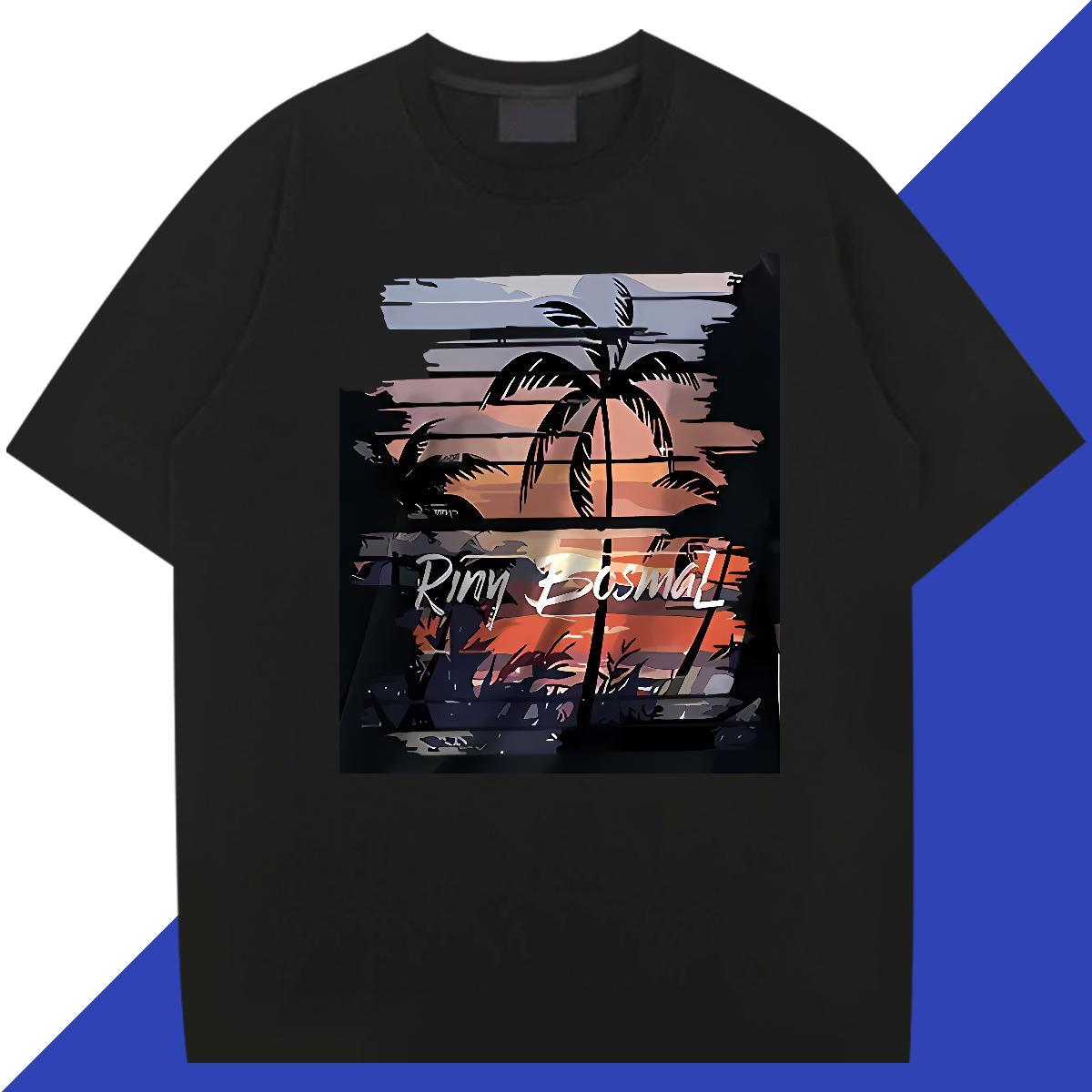 Classic Tshirt for Man Woman Street wear Hip Hop 230g Pure Cotton Asian Size Breathable scenery Mens T Shirts Fashion Design Tees Shirts