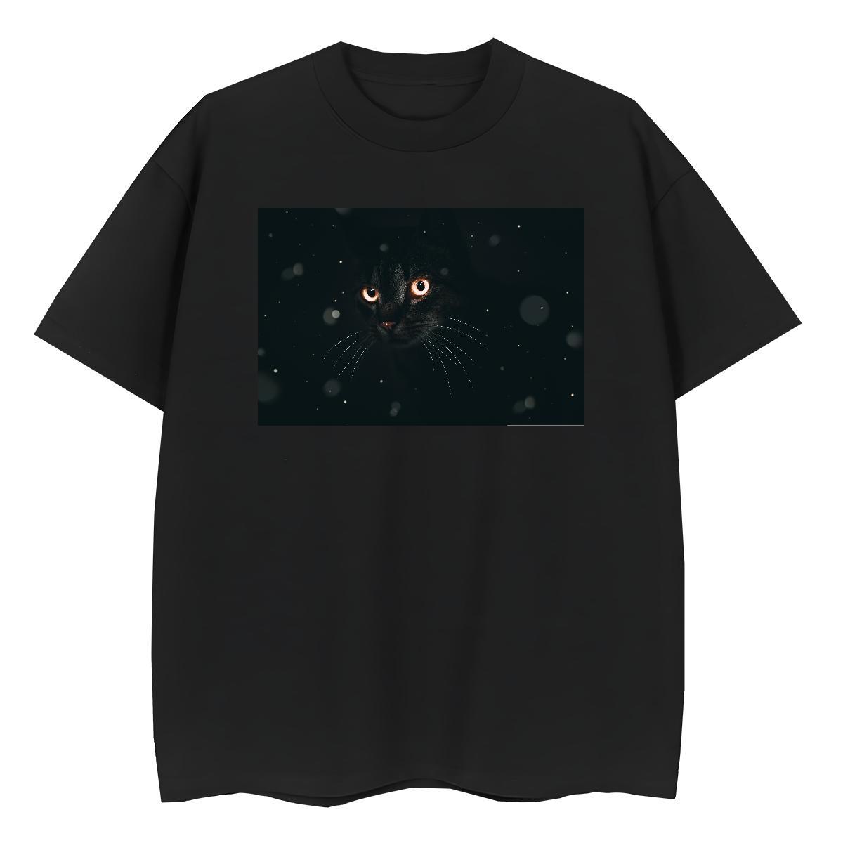 Classic Woman T Shirts Breathable Short Sleeve 230g 100% Cotton Woman Tshirt White Plus Size cat Casual Beach Designer Nice Clothings