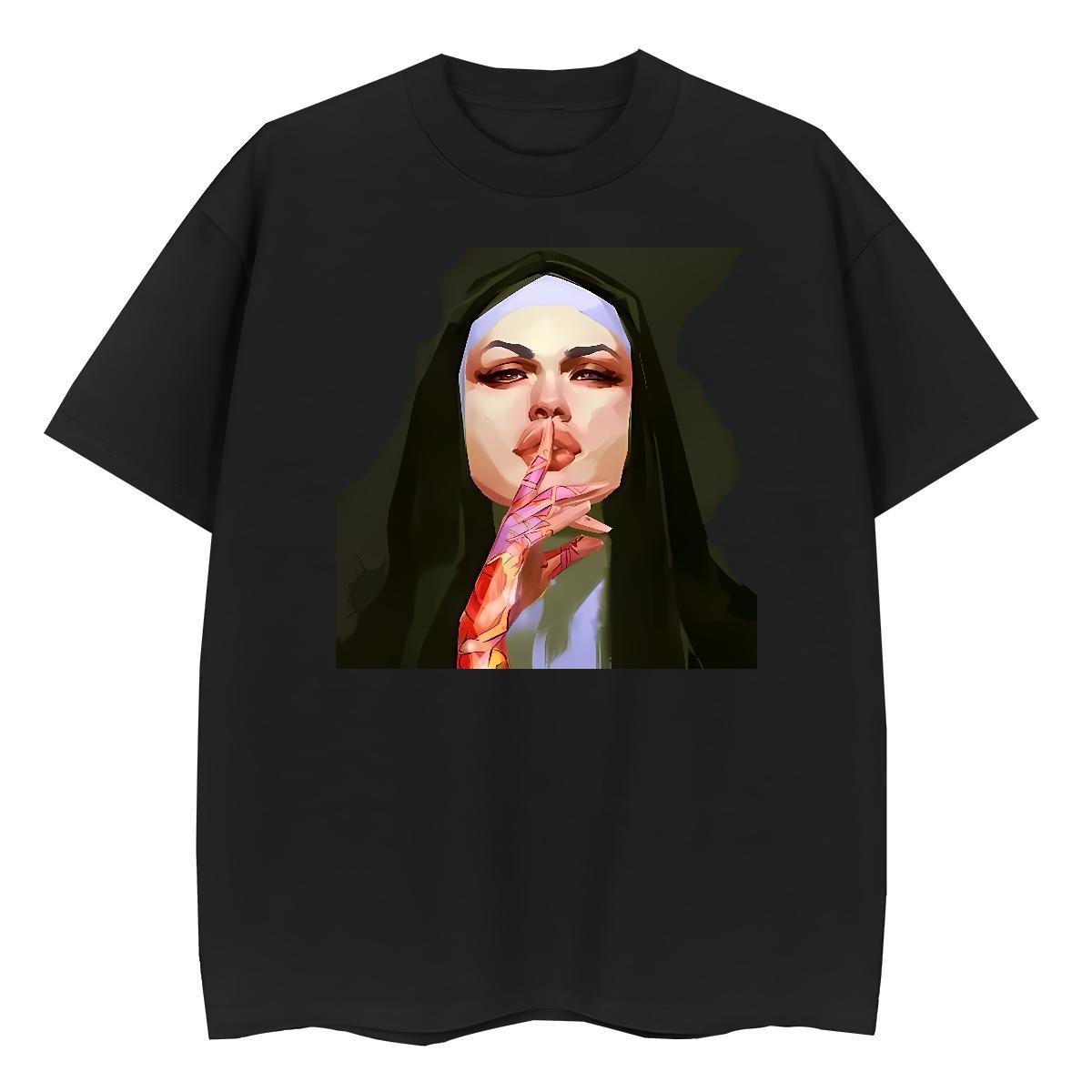 Soft Lady T shirt 230g Pure Cotton nun Spring Summer T-Shirts Short Sleeve O-Neck Customized Print Tshirts