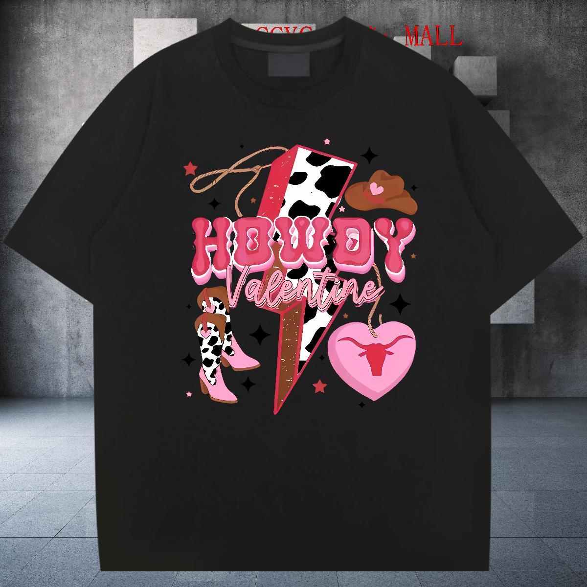 2024 New Daily Outfit Men Tshirts pink Breathable Crew Neck 100% Cotton 230g Man T Shirts Unisex DIY Anime Clothes