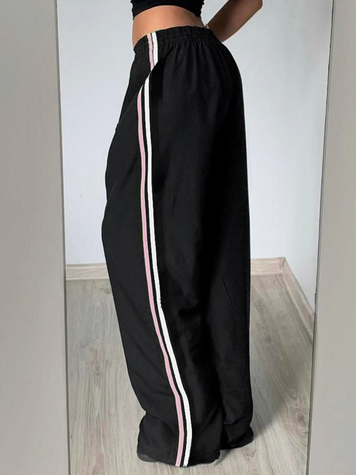 Cuteandpsycho Streetwear Casual Joggers Cargo Pants Fashion Elastic Waist Harajuku Baggy Trousers Aesthetic 2000s Y2K Bottoms 240821