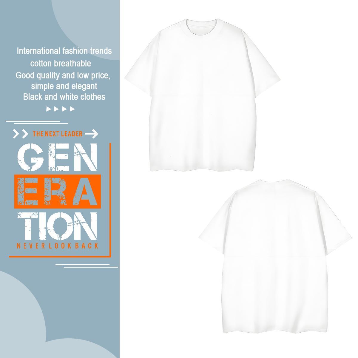 TOP Quality letter T Shirts Men Daily Wear Tshirt for Man Woman 230g 100% Cotton New Designer Crew Neck DIY Logo Oversized Tops