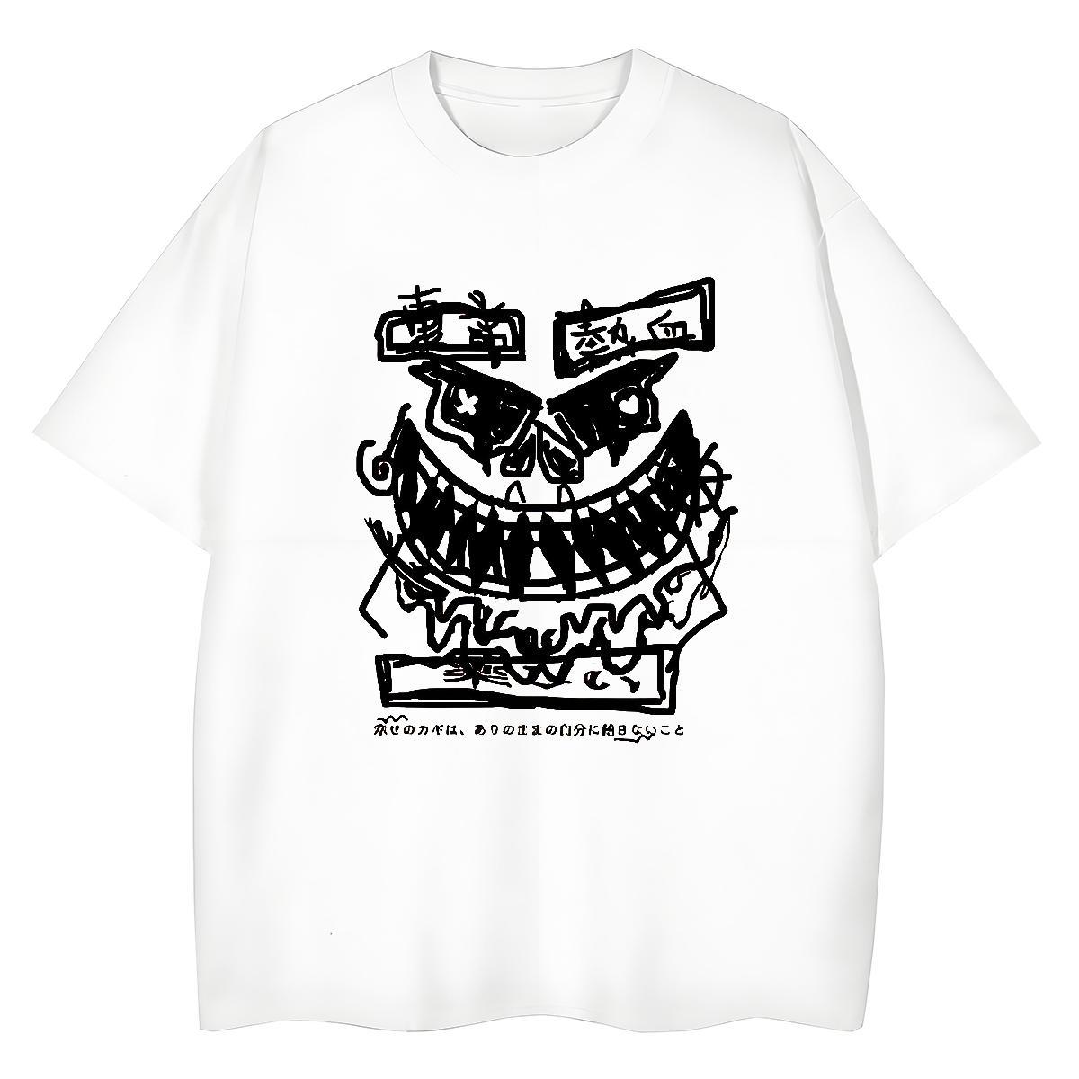 Nice Women Tshirts 230g Pure Cotton Hand drawn Spring Summer T-Shirts for Women Breathable Short Sleeve Custom Printing Tops