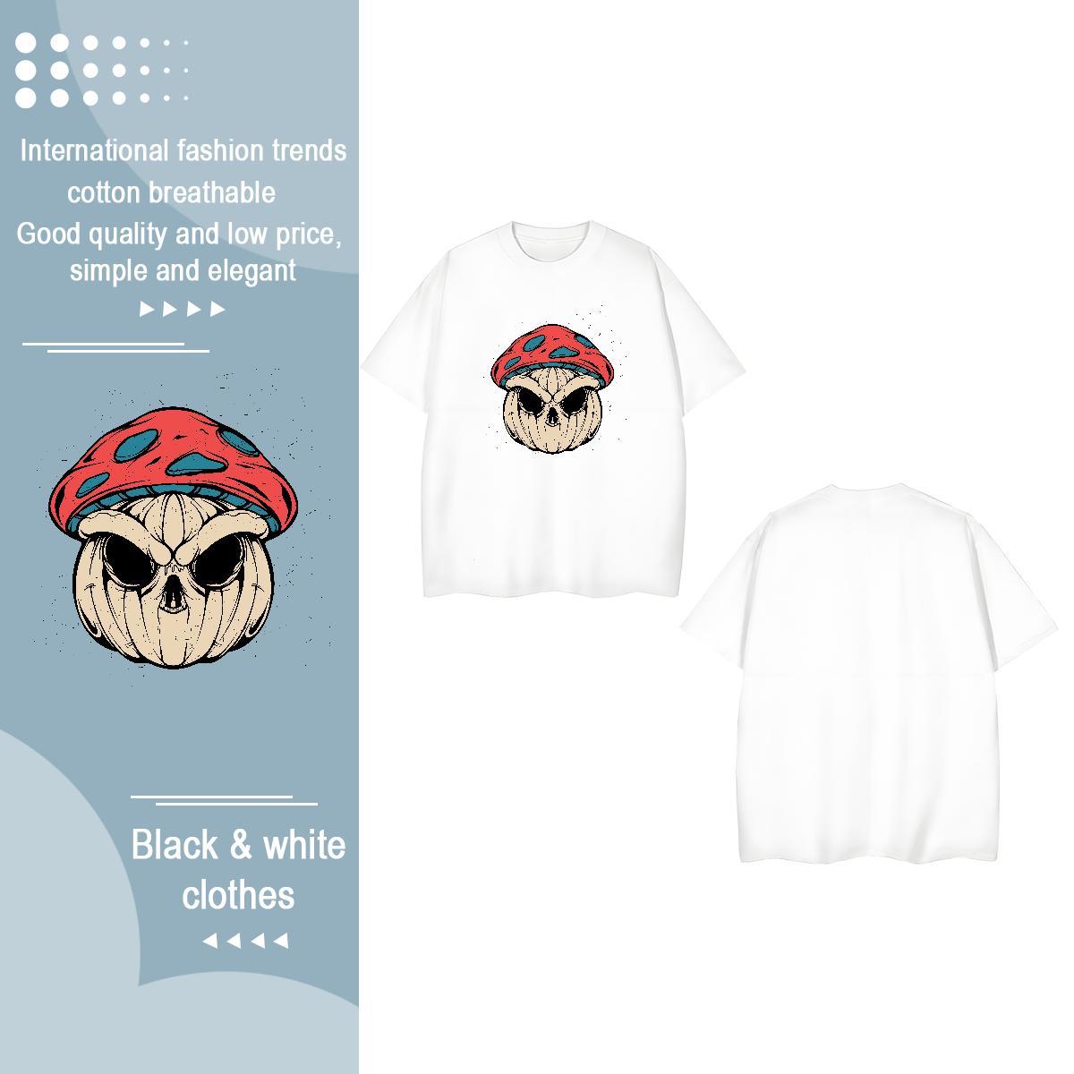 Classic T-Shirts for Women Breathable Short Sleeve 230g 100% Cotton Lady T shirt Custom Print Plus Size ET Street Designer Tees