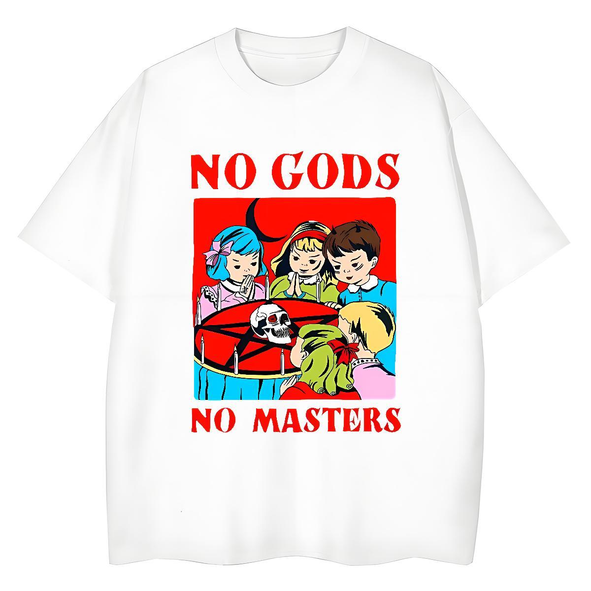 2024 T shirt 230g Cotton Breathable Soft Street skull Couples T Shirts Female Custom Printed Top Tees