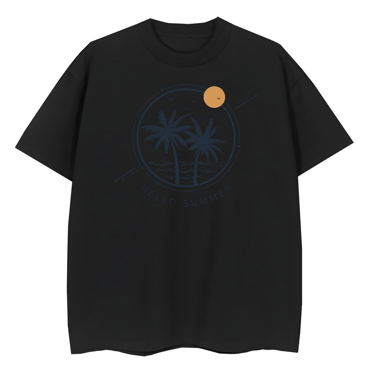 Comfortable Couples T Shirts Outdoor 100% Cotton 230g Graphic O Neck Short Sleeves tree T Shirts Men Fashion Designer Tops Shirt