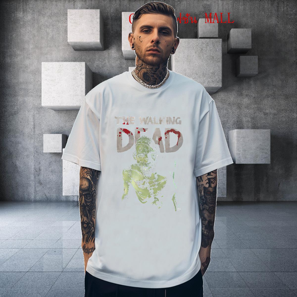 Designer Fashion Mens Tshirts 230g Cotton Street dead Breathable Crew Neck T Shirt For Man Loose Fit Custom Big Size Clothings