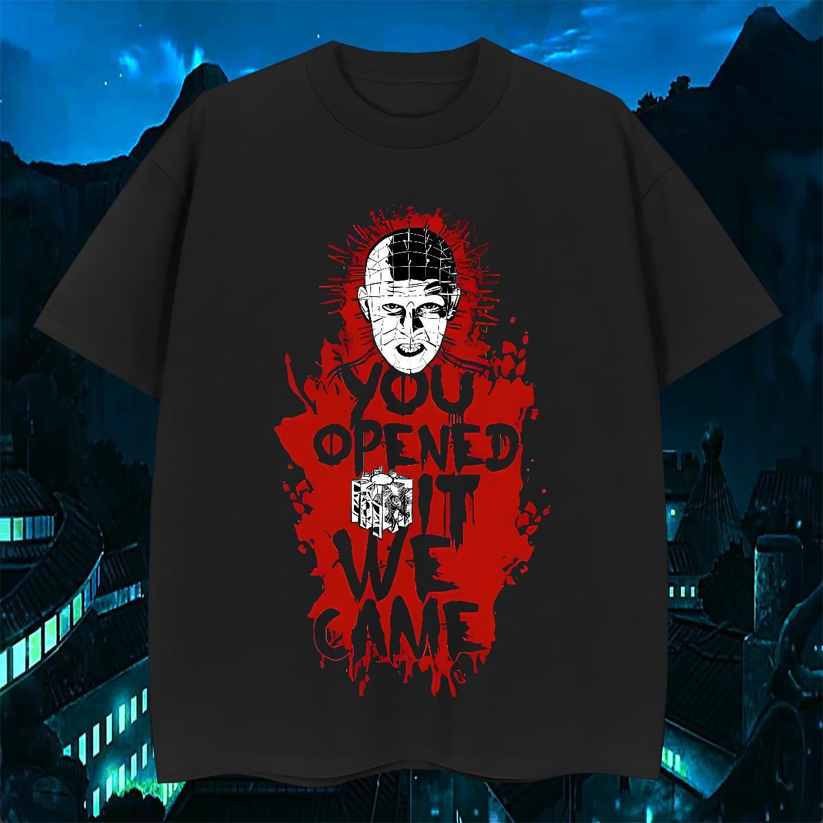 Brand Summer Casual Mens Tshirts scary Breathable Short Sleeve 230g 100% Cotton T Shirts Men Soft DIY Tees