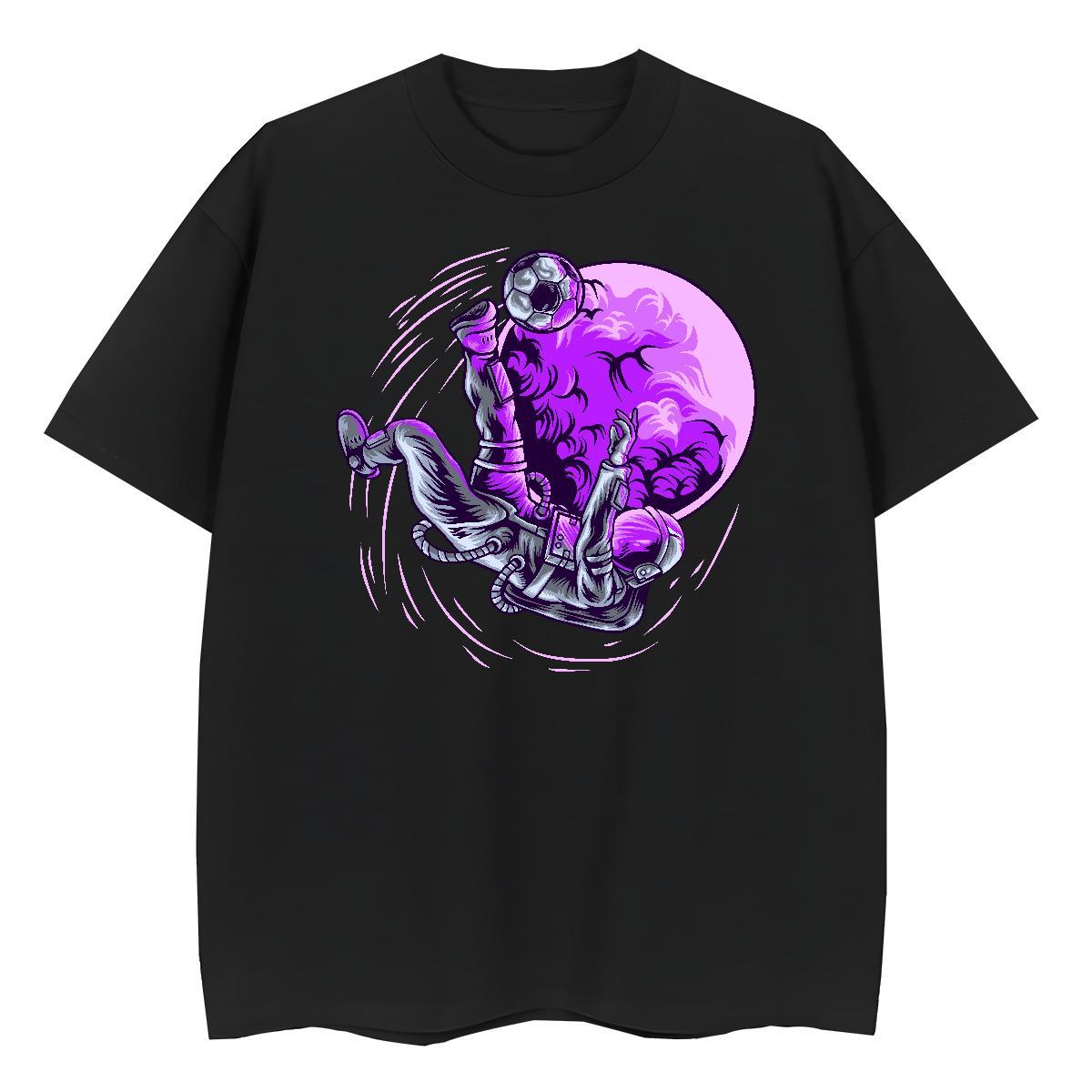 Nice Woman Tshirt 230g Pure Cotton universe Casual Sport Womens T Shirts Breathable Crew Neck DIY Printed Top Shirts