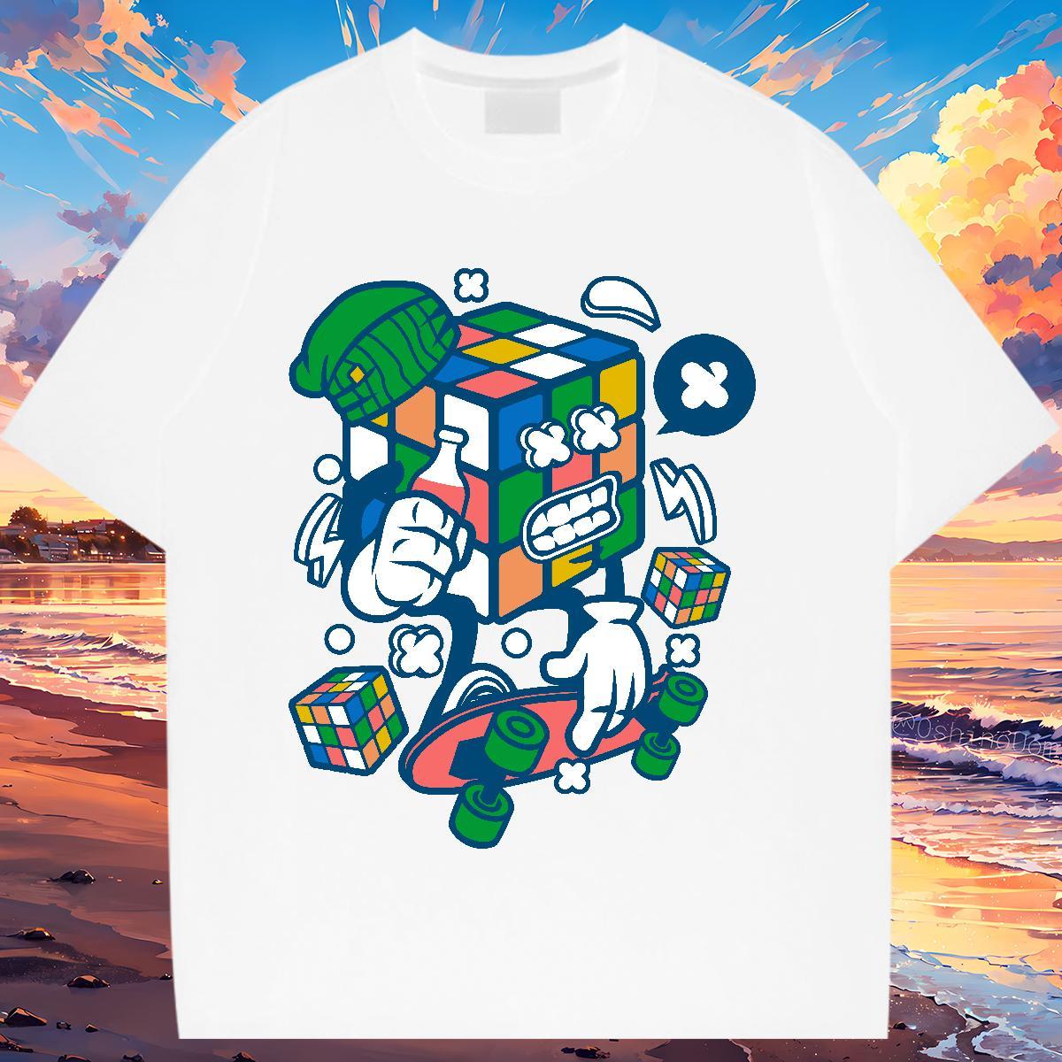2024 Designer T-Shirts Breathable Soft 230g Cotton Unisex Tshirts Custom Printed ET Street 5A Tops Shirt