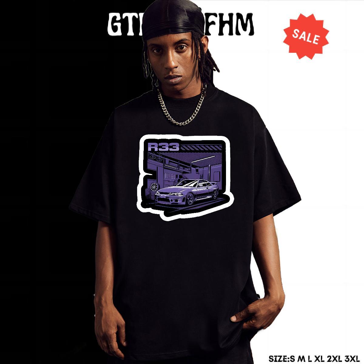 Cool Couples T Shirts Summer Casual 230g Pure Cotton DIY Anime O Neck Short Sleeves car T Shirts Men Designer Top Tees